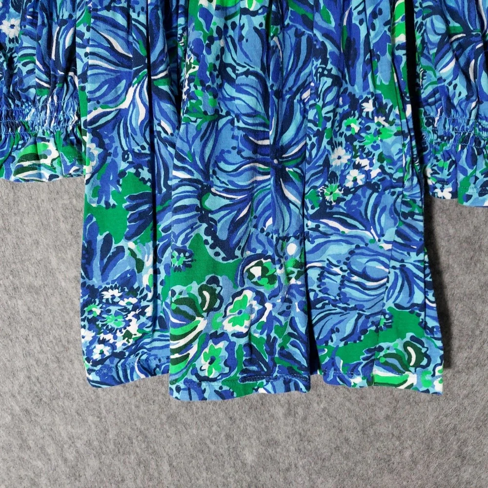 Lilly Pulitzer Girl Mini Beyonca Dress S Smocked Cotton Abaco Tropical Resort